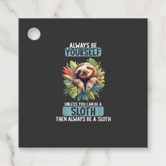 Sloths Sloth T-Shirt フェイバータグ (正面)