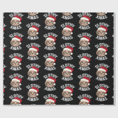 Slothyのクリスマスの怠惰のクリスマスの包装紙 ラッピングペーパー (フラット)