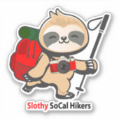 Slothy SoCalハイカーズシール シール (正面)