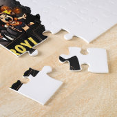 Slothzilla Too Lazy to Destroy,Funny Kaiju Monster ジグソーパズル (側面)