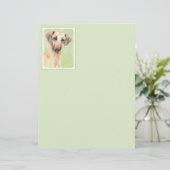 Sloughis Painting - Cute Original Dog Art (スタンド正面)