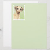 Sloughis Painting - Cute Original Dog Art (正面/裏面)