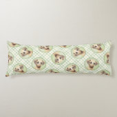 Slough's絵を描ゴールデンサンドかわいいオリジナルドッグアート ボディピロー (正面)