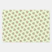 Slough's絵を描ゴールデンサンドかわいいオリジナルドッグアート ラッピングペーパーシート (正面)