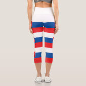 Slovakia Flag カプリレギンス (裏面)