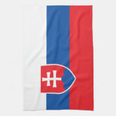 Slovakia Flag キッチンタオル (縦)