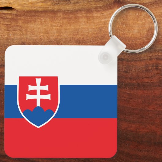 Slovakia Flag キーホルダー (裏面)