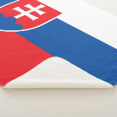 Slovakia Flag シェルパブランケット (3/4)