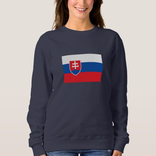 Slovakia Flag スウェットシャツ (正面)