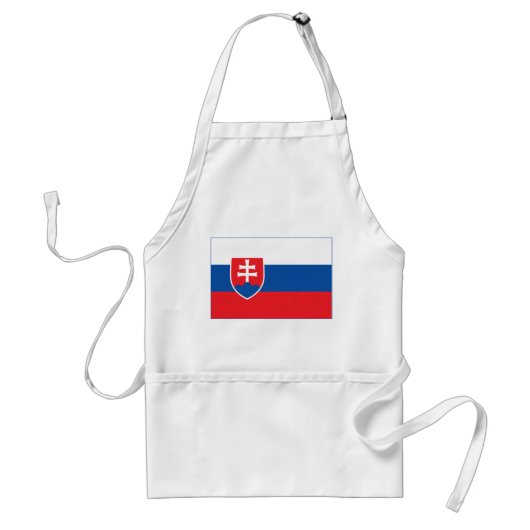 Slovakia Flag スタンダードエプロン (正面)