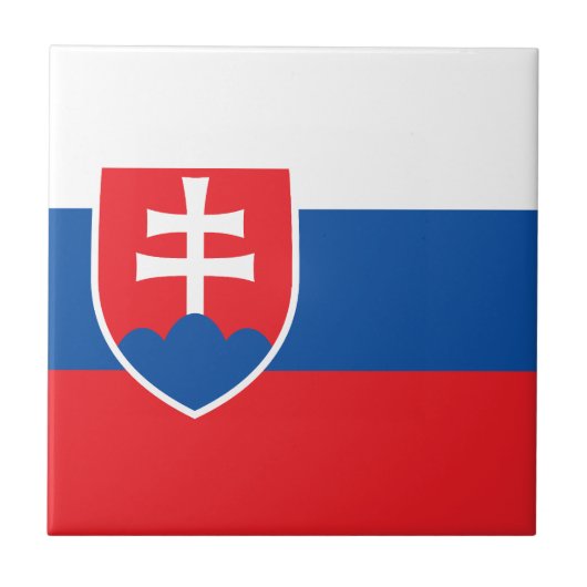 Slovakia Flag タイル (正面)
