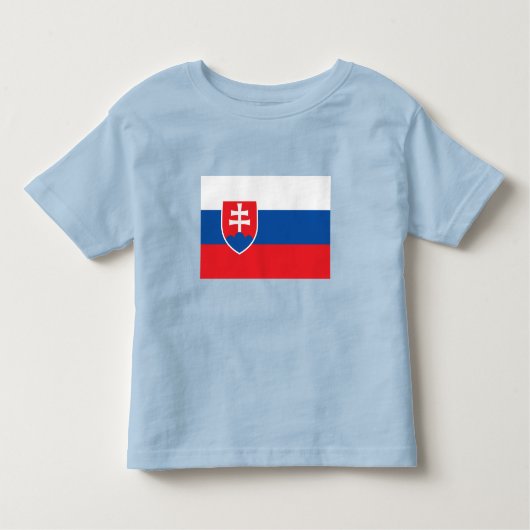 Slovakia Flag トドラーTシャツ (正面)