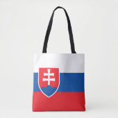 Slovakia Flag トートバッグ (正面)