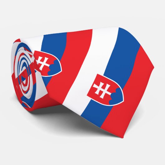 Slovakia Flag ネクタイ (ロール)
