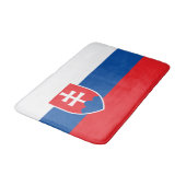 Slovakia Flag バスマット (アングル)