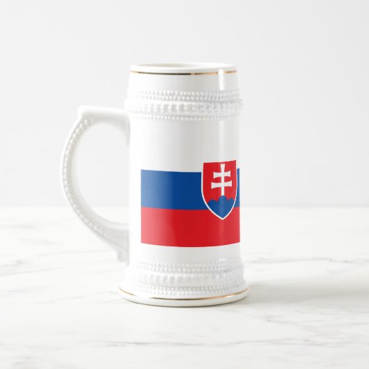 Slovakia Flag ビールジョッキ (左)