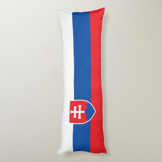 Slovakia Flag ボディピロー (裏面 (縦))