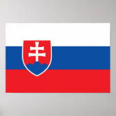 Slovakia Flag ポスター (正面)
