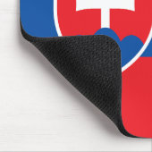 Slovakia Flag マウスパッド (コーナー)