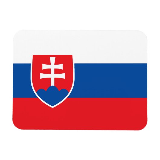 Slovakia Flag マグネット (横)