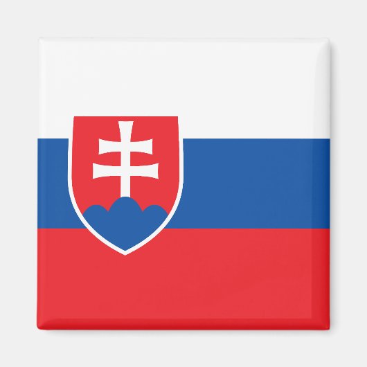 Slovakia Flag マグネット (正面)