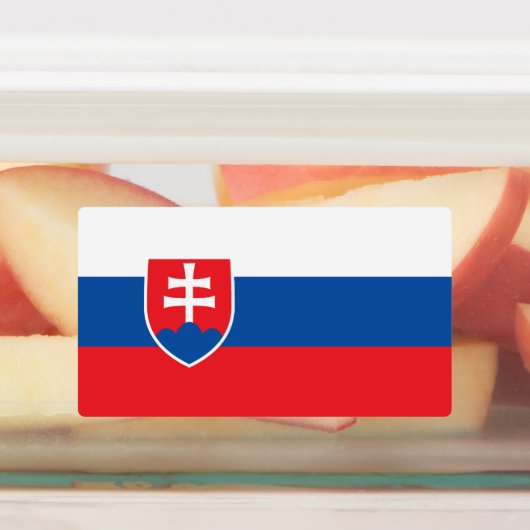 Slovakia Flag ラベル (貼付)