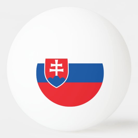 Slovakia Flag 卓球ボール (裏面)