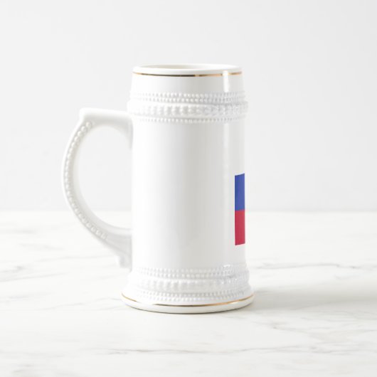 Slovakia Flag Emblem ビールジョッキ (左)