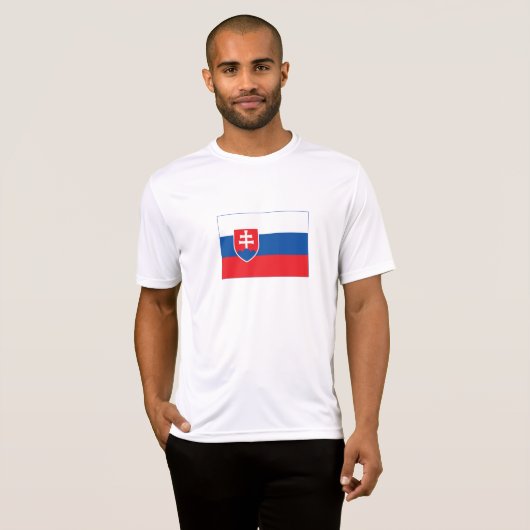 Slovakia Flag Tシャツ (正面フル)