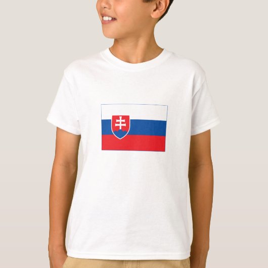 Slovakia Flag Tシャツ (正面)