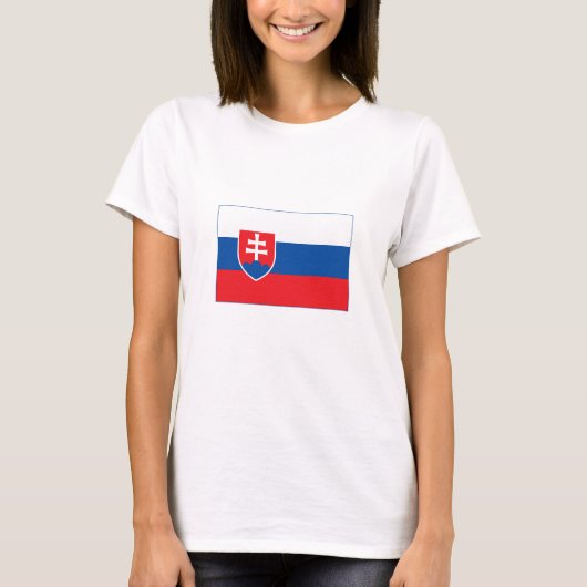 Slovakia Flag Tシャツ (正面)