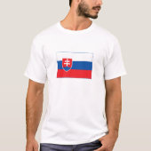 Slovakia Flag Tシャツ (正面)