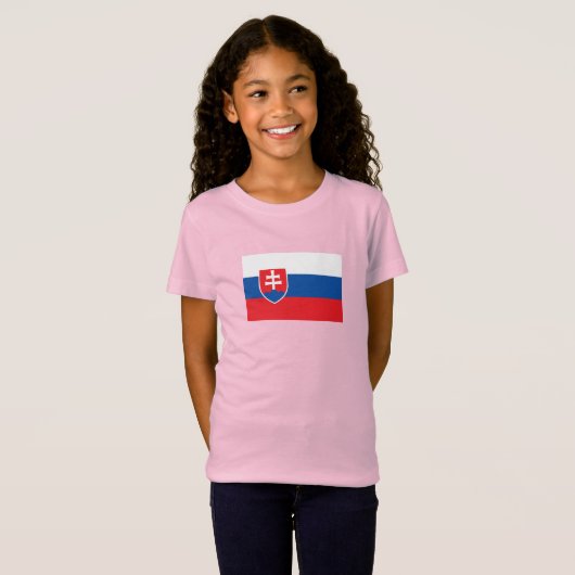 Slovakia Flag Tシャツ (正面フル)