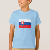 Slovakia Flag Tシャツ (正面)
