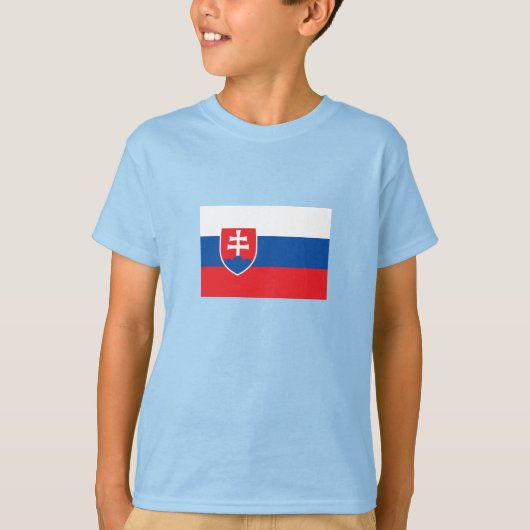 Slovakia Flag Tシャツ (正面)