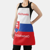 Slovakia Slovakian Flag Emblem Europe エプロン (インサイチュ)