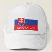 Slovakia Slovakian Flag Emblem Europe キャップ (正面)