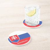 Slovakia Slovakian Flag Emblem Europe コースター (側面)