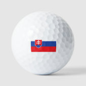Slovakia Slovakian Flag Emblem Europe ゴルフボール (正面)