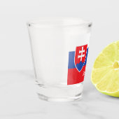 Slovakia Slovakian Flag Emblem Europe ショットグラス (左)
