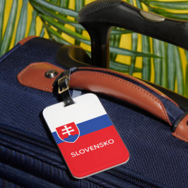 Slovakia Slovakian Flag Emblem Europe ラゲッジタグ