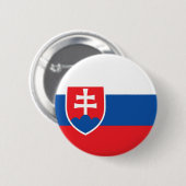 Slovakian旗 缶バッジ (正面&裏面)