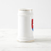 Slovaksのためのスロバキアの紋章 ビールジョッキ (中央)