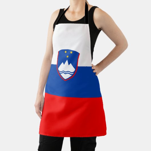 Slovenia Flag エプロン (インサイチュ)