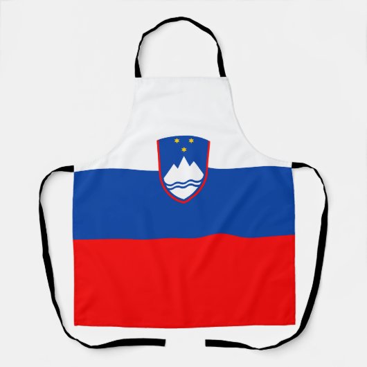 Slovenia Flag エプロン (正面)