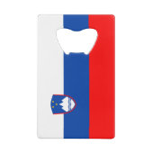 Slovenia Flag クレジットカード栓抜き (裏面)