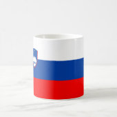 Slovenia Flag コーヒーマグカップ (中央)