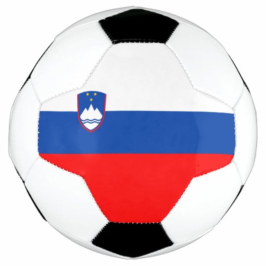 Slovenia Flag サッカーボール (正面)
