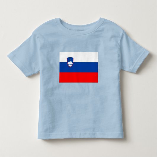 Slovenia Flag トドラーTシャツ (正面)