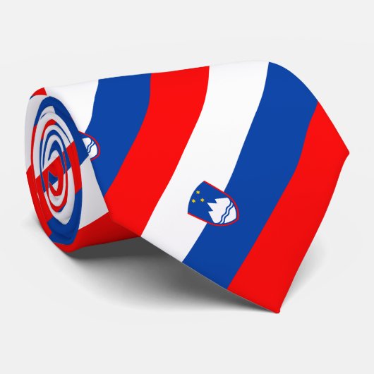 Slovenia Flag ネクタイ (ロール)